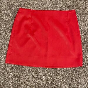 Chic Red Mini Skirt for Women